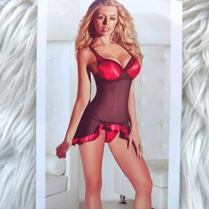 See-Through Babydoll Lingerie 💖 new